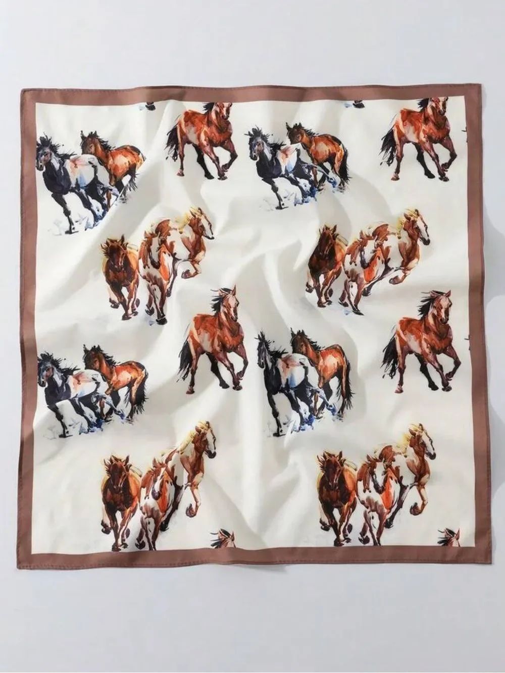 Equestrian Horse Print Scarf S200